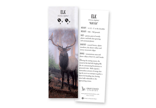 Blue Elk Bookmark