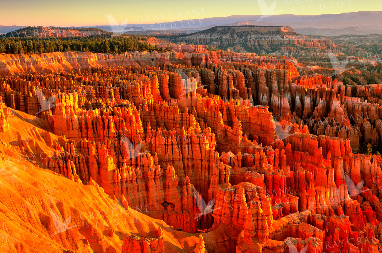 Bryce Sunrise Watercolor Print