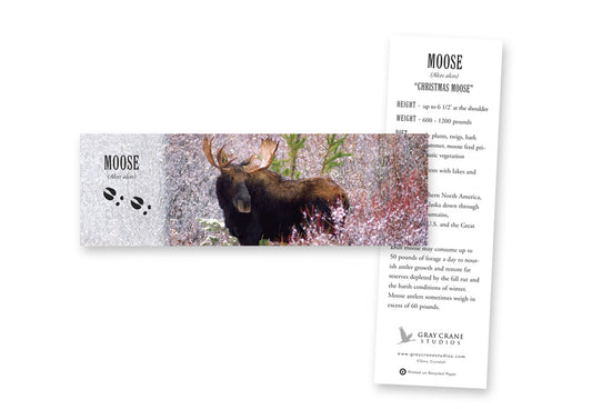 Christmas Moose Bookmark