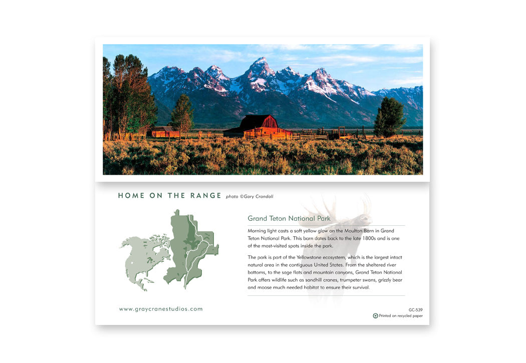 Home On The Range Notecard