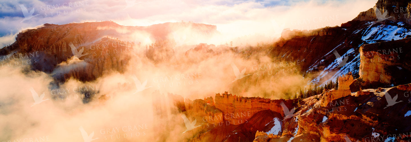 Morning Mists Watercolor Print