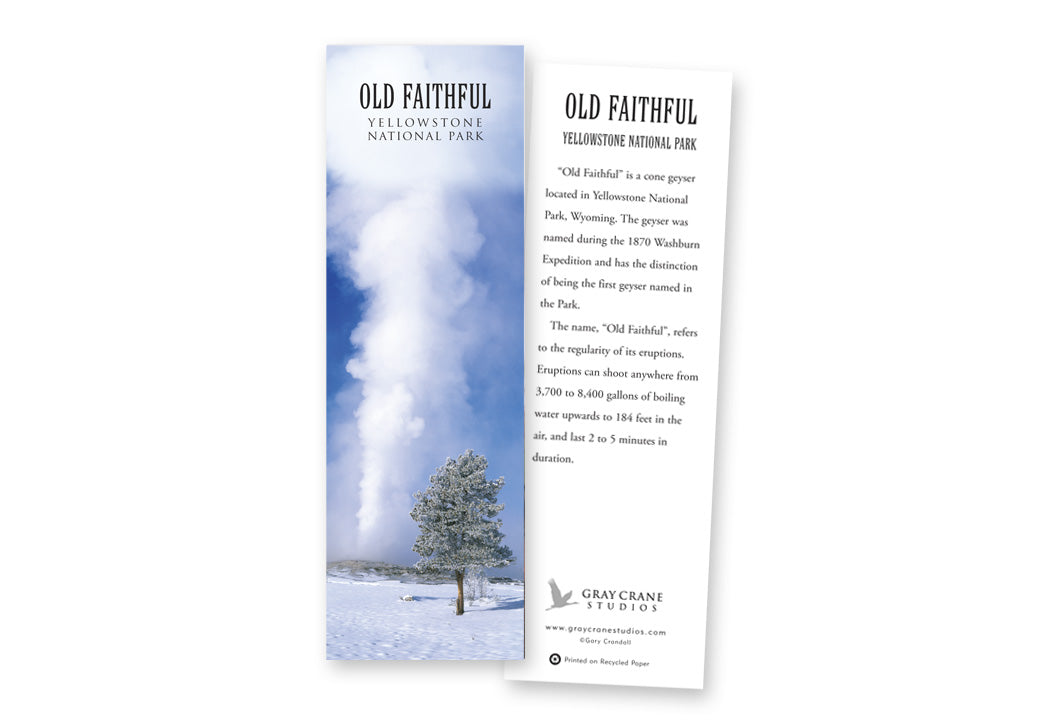 Old Faithful Bookmark