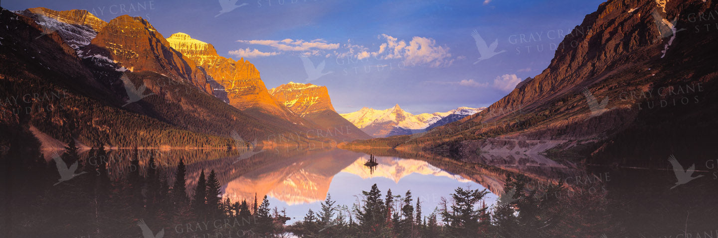 Saint Marys Pano Watercolor Print