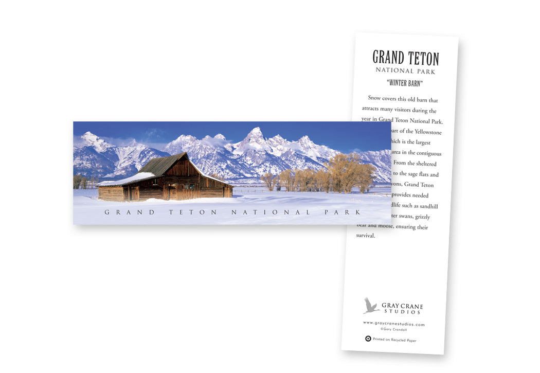 Winter Barn Bookmark