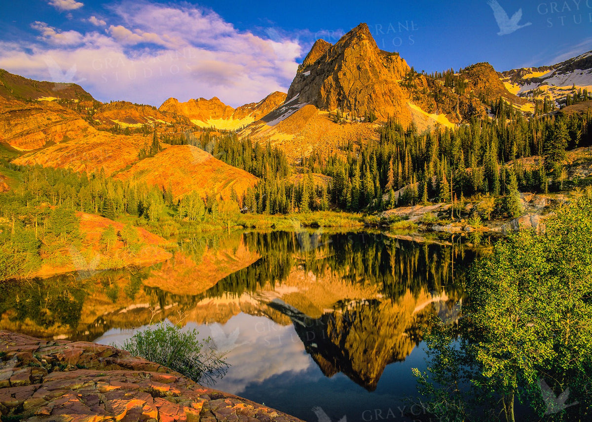 Lake Blanche — watercolor print by Gary Crandall