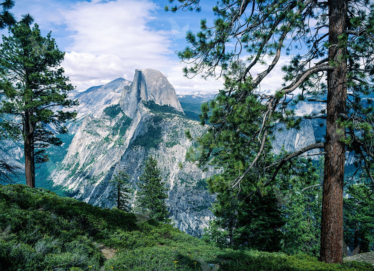 Yosemite Halfdome 2 — watercolor print by Gary Crandall