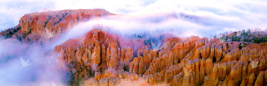 Cloudy Bryce Watercolor Print