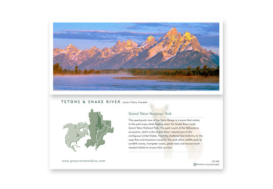 Tetons & Snake River Notecard